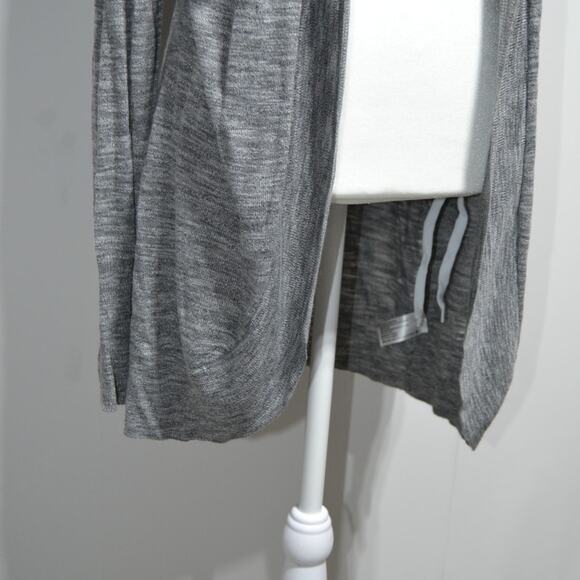 Merona Woman's Gray Open Front Cardigan Size Large - Picture 4 of 11